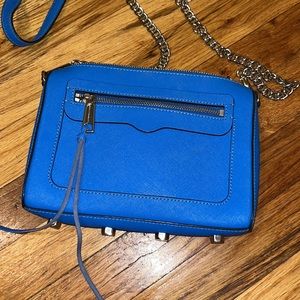 Rebecca Minkoff blue studded crossbody